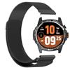 GIOPUEY Cinturini Compatibile con TicWatch Atlas, Cinturino in Acciaio Inossidabile Intrecciato [Magnetico] - Black