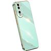 RankOne La Custodia del Telefono è Adatta per HONOR 90 5G (6.7 Inches), Case per Cellulare in Silicone con Telaio Galvanico - Verde