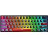 DrunkDeer Tastiera meccanica da gioco G60 a scatto rapido TKL Tastiera con interruttore magnetico RGB PBT Keycaps Compatta 60% 61 tasti USB cablata, nero