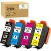 JoyPrinting 4 cartucce d'inchiostro 378XL compatibili 378 378XL per Expression Photo XP-8500 XP-8505 XP-8600 XP‑8605 XP-8700 XP-15000 (1 nero, 1 ciano, 1 magenta, 1 giallo)