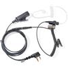 HYSHIKRA Cavo adattatore audio universale per radio a 2 vie da jack 3,5 a multi-pin con auricolare PTT jack 3,5 mm Compatibile con Midland G7pro G8 G9pro M24Plus M48 M99 G6XT G7XTR (tubo trasparente)