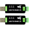 Waveshare Industrial USB TO RS485 Bidirectional Converter(2PCS), Onboard Original CH343G, Multi-Protection Circuits