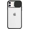 Tybiky Custodia protettiva per fotocamera per iPhone 12, con protezione dell'obiettivo, traslucida opaca e rigida, per fotocamera, colore: nero scuro