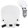 PUSOKEI Riflettore Riflettore Diffusore di Luce Flash per Fotocamera Universale Portatile a Forma di, Softbox per Fotocamere SLR
