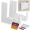 Babotech Supporto da parete per FritzBox 5690 Pro - Robusto supporto in plastica, AVM 5690 Pro bianco - Made in Germany