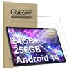 NUCNOK 2 Pezzi Vetro Temperato per Biegedy B23 Tablet (11 Pollici),Durezza 9H,HD Schermo Pellicola Protettiva,Anti Graffio,Anti-Impronte,Senza Bolle