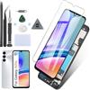 RongZy Schermo LCD per Samsung Galaxy A05s Sostituzione Display per Samsung Galaxy A05s A057F Digitizer Assembly Vetro di Ricambio Touch Screen con Strumenti(6.7, Nero con Cornice)