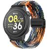 GIOPUEY Cinturini Magnetica Compatibile con COROS Pace 3, Cinturino in Morbido Nylon Intrecciato [Unisex] [Traspirante] - Colourful