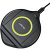 LEICKE QI - Stazione di ricarica wireless Stormy Ray | 10 W ad alta velocità | Compatibile con tutti i dispositivi abilitati Qi | per iPhone, Samsung Galaxy, Huawei, Google, Xiaomi, LG, ecc.