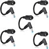 helpers lab femmina 7,4 mm x 5,0 mm per 4,5 mm x 3,0 mm maschio caricabatteria adattatore cavo di alimentazione convertitore per HP Pavilion, Envy, EliteBook, Dell Latitude, Inspiron, XPS, precisione pe (5 Pack)