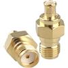 Futheda 2PCS SMA Female to MCX Male Connectors RF Coaxial Adapter Car Aerial Adapter Compatible with DAB + Radio JVC Alpine Pioneer Clarion Kenwood Pure Revo