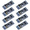 GERUI 8 pezzi SinglechipTTL per RS485 485 a Serial Port UART Level Converter Modulo UART per RS485 Convertitore 3.3V 5VRS485 a per il controllo automatico del flusso hardware TTL.