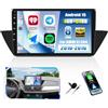 CAMECHO 4+64G Android 15 Autoradio 8 Core per BMW X1 E84 2010-2016, 10 Pollici Qualcomm Senza Fili Carplay Bluetooth DSP Radio con Android Auto WIFI GPS FM/RDS +Canbus