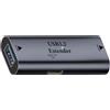 QIANRENON 5 Gbps USB3.2, adattatore di amplificazione del segnale, prolunga 10 m, USB3.2, grande distanza di ricarica, collegamento dati 5 V/3 A, alloggiamento integrato chip/LED/Al con connettore di