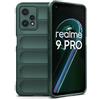 RankOne Custodia in Silicone Liquido Airbag per OnePlus Nord CE 2 Lite 5G (6.59 Inches) - Verde