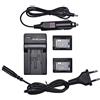 DSTE 2-Pacco BP-727 BP727 Batteria + Caricabatteria Compatibile per Canon VIXIA HF M50 M52 M56 M60 M500 M506 R30 R36 R40 R50 R52 R56 R300 R400 R500 R506