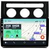 YUNTX [2+64G] Android 15 2 Din Radio con navigazione per VW Touran 2003-2010- [Integrato CarPlay/Android Auto/DSP/GPS/Bluetooth 5.0/Controllo del volante/USB/WiFi]-IPS 10.1 Touch screen