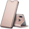 Verco Huawei P20 Lite Cover, Custodia a Libro Pelle PU per Huawei P20 Lite Case Booklet Protettiva [magnetica integrata], Rosa
