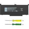 AICARGER F3YGT - Batteria di ricambio per notebook Dell Latitude 12 7000 7280 7290/13 7000 7380 7390 P29S002/14 7000 7480 7490 8S P28S001 P73G P73G00002 Serie DM3WC DM6 WC KG7VF 451-BBYE 453-BBCF 7,6 V 60 Wh