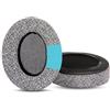 TaiZiChangQin BPHS-1 - Cuscinetti auricolari di ricambio in memory foam, compatibili con cuffie Audio Technica BPHS1 BPHS-1 BPHS1-XF4 (cuscinetti in tessuto grigio)