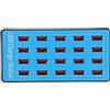 Ejoyous Stazione di Ricarica USB, Caricabatterie Multiplo da 100W con 20 Porte, Caricatore Rapido da Tavolo per Dispositivi Multipli
