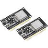 Heemol 2 pezzi 38pin ESP32 NodeMCU Modulo WiFi Bluetooth ESP32 WROOM 32 Scheda di sviluppo con CP2102 compatibile con porta Micro USB Arduino