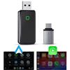 HUXGO® CarPlay & Android Auto Adattatore wireless 2 in 1 | Mini adattatore wireless CarPlay compatibile con dispositivi Apple e Android, per auto dal 2015 in poi