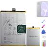 HIGHAKKU Batteria di ricambio BLP797 compatibile con Oppo A72 5G, A73 5G, CPH2161, PDYM20 con strumenti