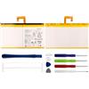 Duotipa Batteria sostitutiva 7500 mAh L20D2P32 compatibile con Tab P11 5G/Tab P11 Plus, con kit di strumenti di riparazione