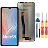 SiuVorZhi Display LCD compatibile con Doogee Note 59 Display LCD Touch Screen Assembly riparazione parti di ricambio con strumenti.