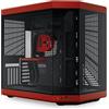 HYTE Y70 - Case da gioco ATX in vetro temperato panoramico a doppia camera con design moderno, con cavo riser PCIE 4.0 incluso, rosso (CS-HYTE-Y70-BR)