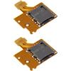 EMSea 2 pezzi Micro SD Card Reader Scheda Scheda di Memoria Slot Socket TF SD Memory Card Holder Ricambio Parte di Riparazione Compatibile con Switch Console