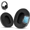 Krone Kalpasmos - Cuscinetti di ricambio per cuffie Sony MDR-7506, in schiuma di poliuretano, colore nero Large BLACK-Silicone Cover