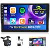 Inefala 4+64G Autoradio per Fiat Panda 2003-2012 Android 15 con Wireless CarPlay Android Auto, 9'' Schermo per Auto Soporta Bluetooth WIFI GPS FM/RDS 32EQ SWC AHD Telecamera Posteriore