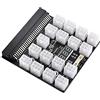Chenyang CY Server PSU - Adattatore per scheda di alimentazione, 1200 W con 17 porte ATX 6 pin per DPS-800 GB 1200 FB 1200 QB