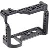 FOTGA Gabbia per la produzione di filmati in lega di alluminio con scarpa Cold Shoe e viti da 1/4 3/8 per Canon EOS R5 R6