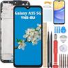 YHX-OU 6.5 Incell Display LCD con Telaio per Samsung Galaxy A15 5G SSM-A156B SM-A156P SM-A156U LCD Schermo Touch Screen Digitizer Assemblea E Strumenti di Installazione+1 Pezzo Vetro temperato