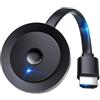 AT-MIZHI Wireless HDMI 4k Dongle per Miracast HDMI - 4K HD Display Adattatore per streaming da smartphone a TV/Monitor/Projector Support Airplay/DLNA per Android/Windows/i-OS/Mac OS