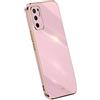 RankOne La Custodia del Telefono è Adatta per Redmi Note 10 5G / POCO M3 Pro 5G (6.5 Inches), Case per Cellulare in Silicone con Telaio Galvanico - Viola