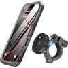 SPORTLINK Supporto Telefono Bicicletta per iPhone 16 Pro Max - Alluminio Porta Cellulare Bici [1s Sblocco/2m Antiurto] [Controllo Telecamera] Manubrio Porta Moto Navigatore Bike Bicicletta Monopattino
