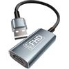 grestar Adattatore da USB a HDMI 1080P, USB 2.0/3.0 a HD per Monitor, Proiettore, Laptop, Convertitore HDMI Compatibile con Windows 11/10/8.1/8/7, Mac OS