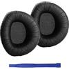 Adhiper RS 170 HDR 170 Cuscinetti Auricolari di Ricambio Compatibile con Sennheiser RS160 RS170 RS180 HDR160 HDR170 HDR180 Cuffie, Cuscinetti in Memory Foam in Morbida Pelle Rugosa (Pelle Rugosa)