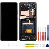swark [con telaio] [Supporto della funzione di impronte digitali] Nuovo display OLED per schermo Galaxy S21 Ultra 5G SM-G998B Digitizer Touch Screen Assembly con set di strumenti di riparazione
