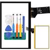 SRJTEK Per 6.5 Touch Screen Vetro Digitalizzatore Matt per VW Magotan B7 Scirocco Golf 6R Polo Tiguan CC GLI GTI Jetta Passat Sostituito MIB200 5C0035684 5C0035680 MIB STD2 Schermo di Ricambio con kit