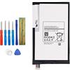 Vvsialeek EB-BT330FBE EB-BT330FBU - Batteria di ricambio compatibile con Samsung Galaxy Tab 4 8.0, SM-T330NU, SM-T337A,SM-T337T, SM-T331, SM-T337V con toolkit