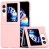 GIOPUEY Cover Compatibile con Nubia Flip 2, Materiale PC Rigido Custodia, Comodo e Liscio al Tatto Case，Antiurto, Anti-Impronta - Pink