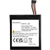 XINLANTECH 6 cavi S2 batteria di ricambio per anello video campanello 5UM5E5 (2023) 2a generazione (non compatibile con batteria S1 a 5 fili)