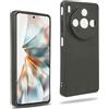 REY Cover in Gel TPU Nera per ZTE Nubia Z60s PRO, Ultra Sottile 0,33 mm, Morbido Flessibile, Custodia Silicone