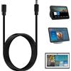 VOLTKARE 3M 18AWG Echo Show - Prolunga per Echo Show 15, Echo (3°/4° generazione), Echo Show 10 (3° generazione), Echo Show 8, Echo Show (2° generazione) e Echo Show 21 (nero)