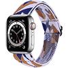 TRISTRAPS Elastico Cinturino Compatibile con Apple Watch 42mm/44mm iwatch Series SE/6/5/4/3/2/1,Cinturino di Ricambio in Nylon per Uomo Donna,Traspirante, Elegante e Resistente